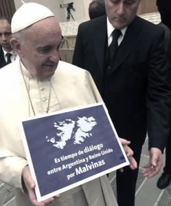 Papa Franciso campaña diálogo por Malvinas